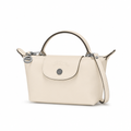 LONGCHAMP MINI LEATHER BAG | WHITE