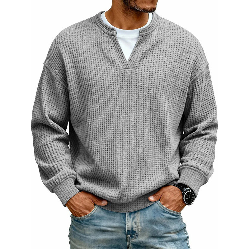 Archie | Double-Layered Waffle Jumper