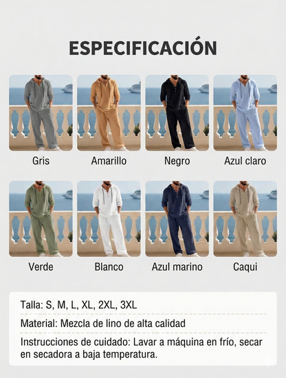 2-piece set: loose hoodie and pants