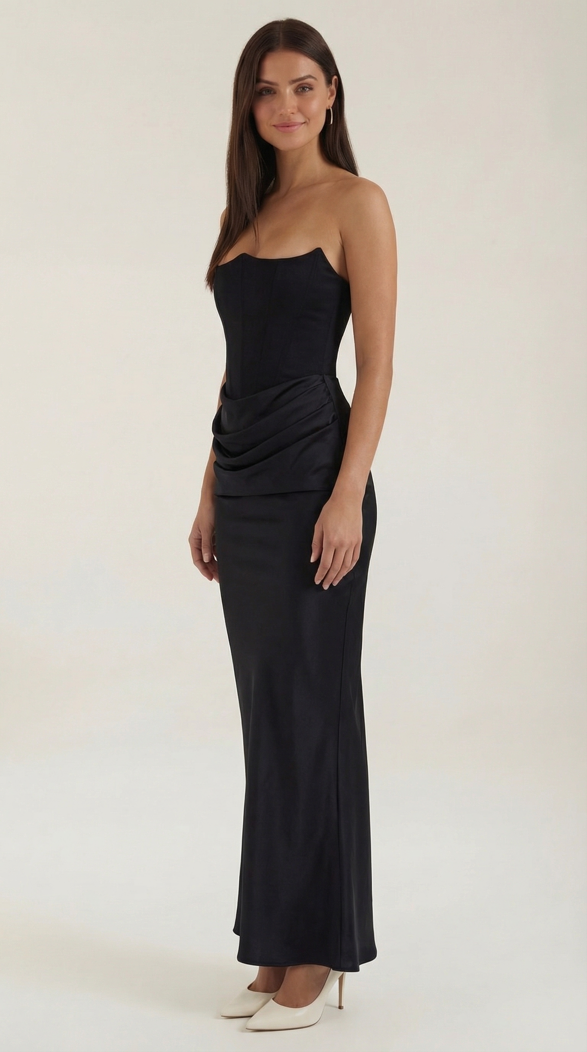 Corset-Style Maxi Dress