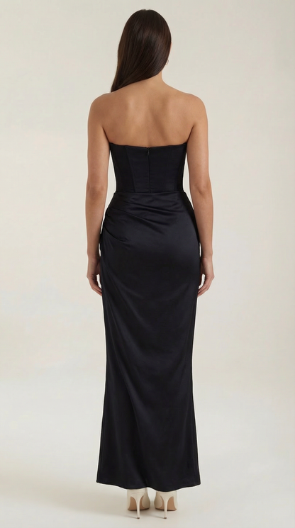 Corset-Style Maxi Dress