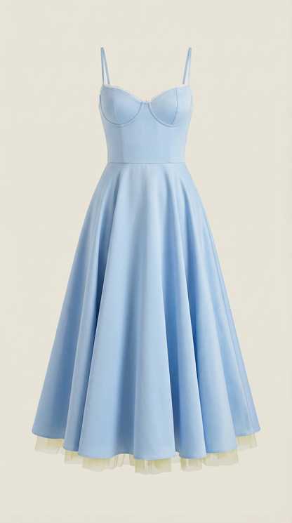 Structured Classic Midi Dress
