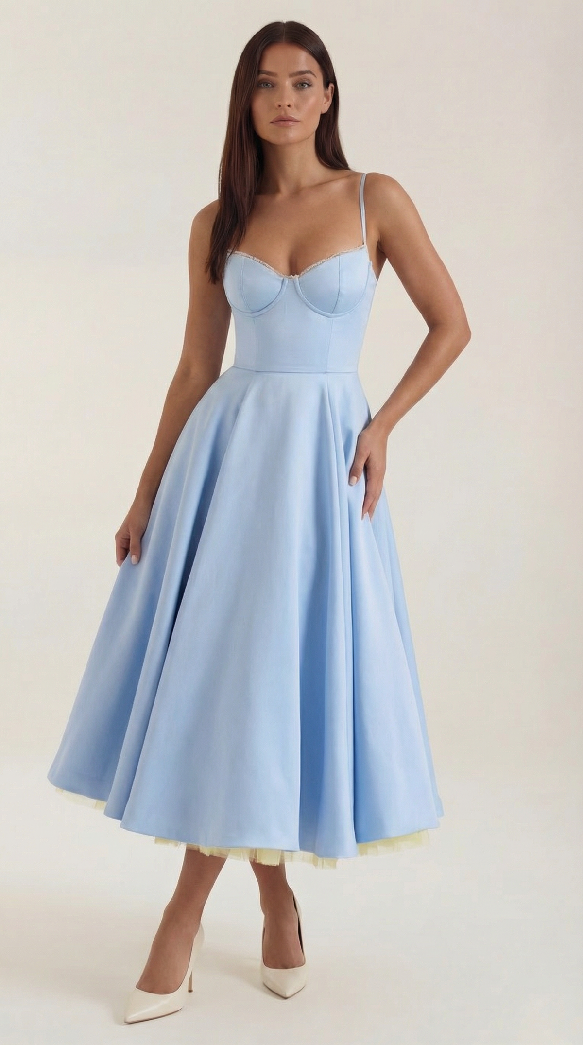 Structured Classic Midi Dress