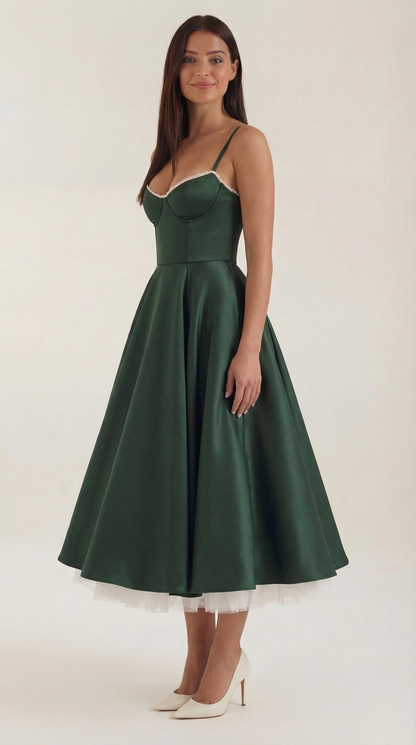 Structured Classic Midi Dress