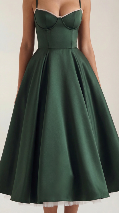 Structured Classic Midi Dress