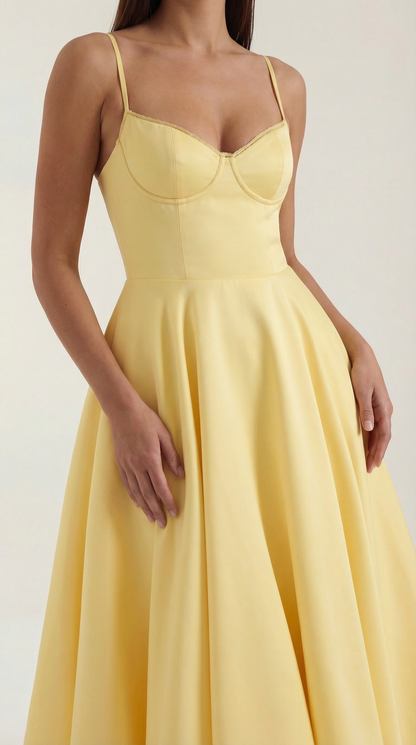 Structured Classic Midi Dress
