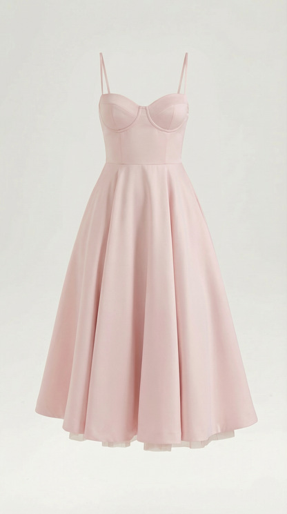 Structured Classic Midi Dress