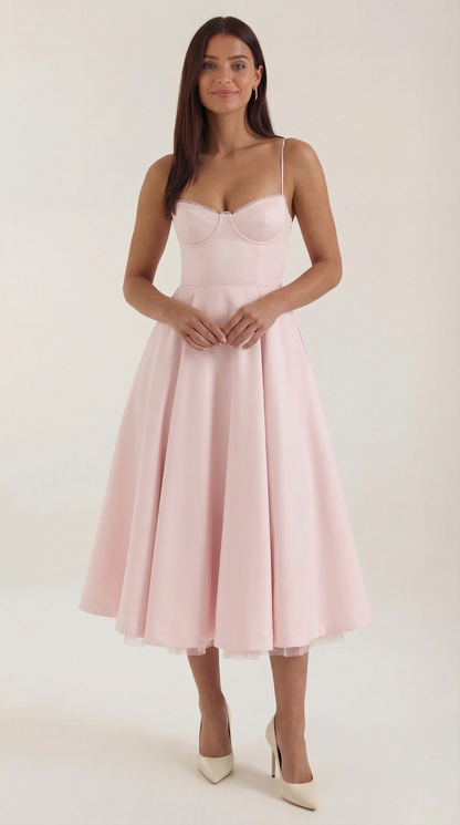 Structured Classic Midi Dress