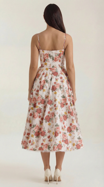 Structured Classic Midi Dress