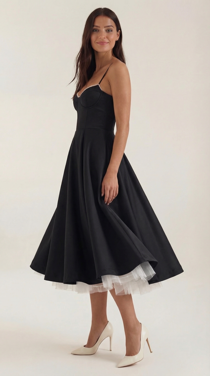 Structured Classic Midi Dress