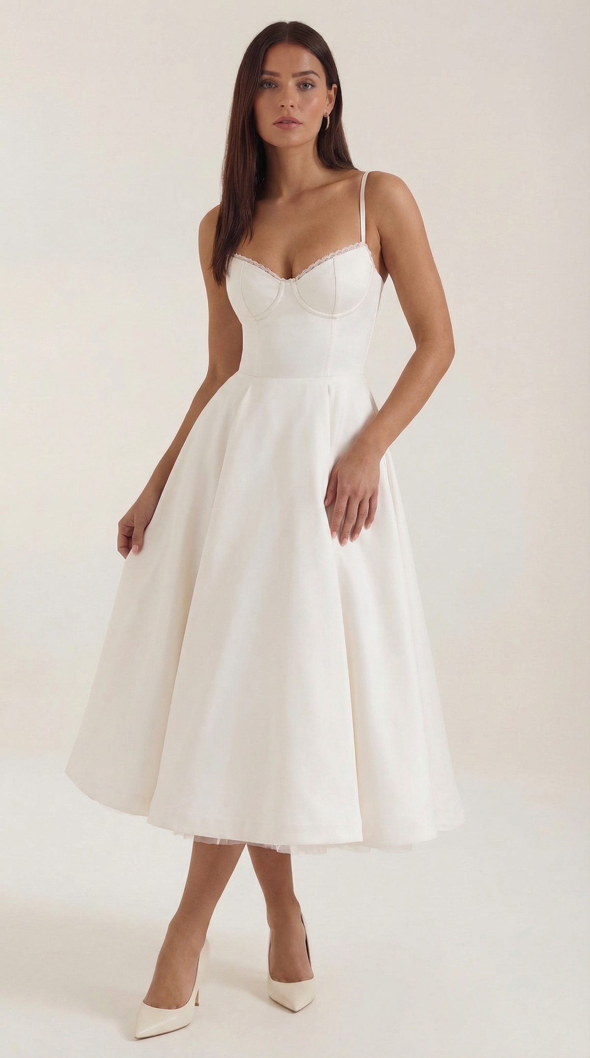 Structured Classic Midi Dress