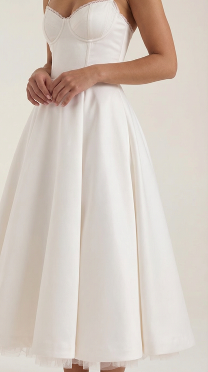 Structured Classic Midi Dress