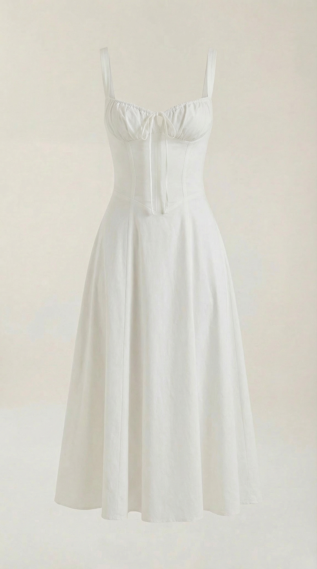 Corset-Style Midi Dress