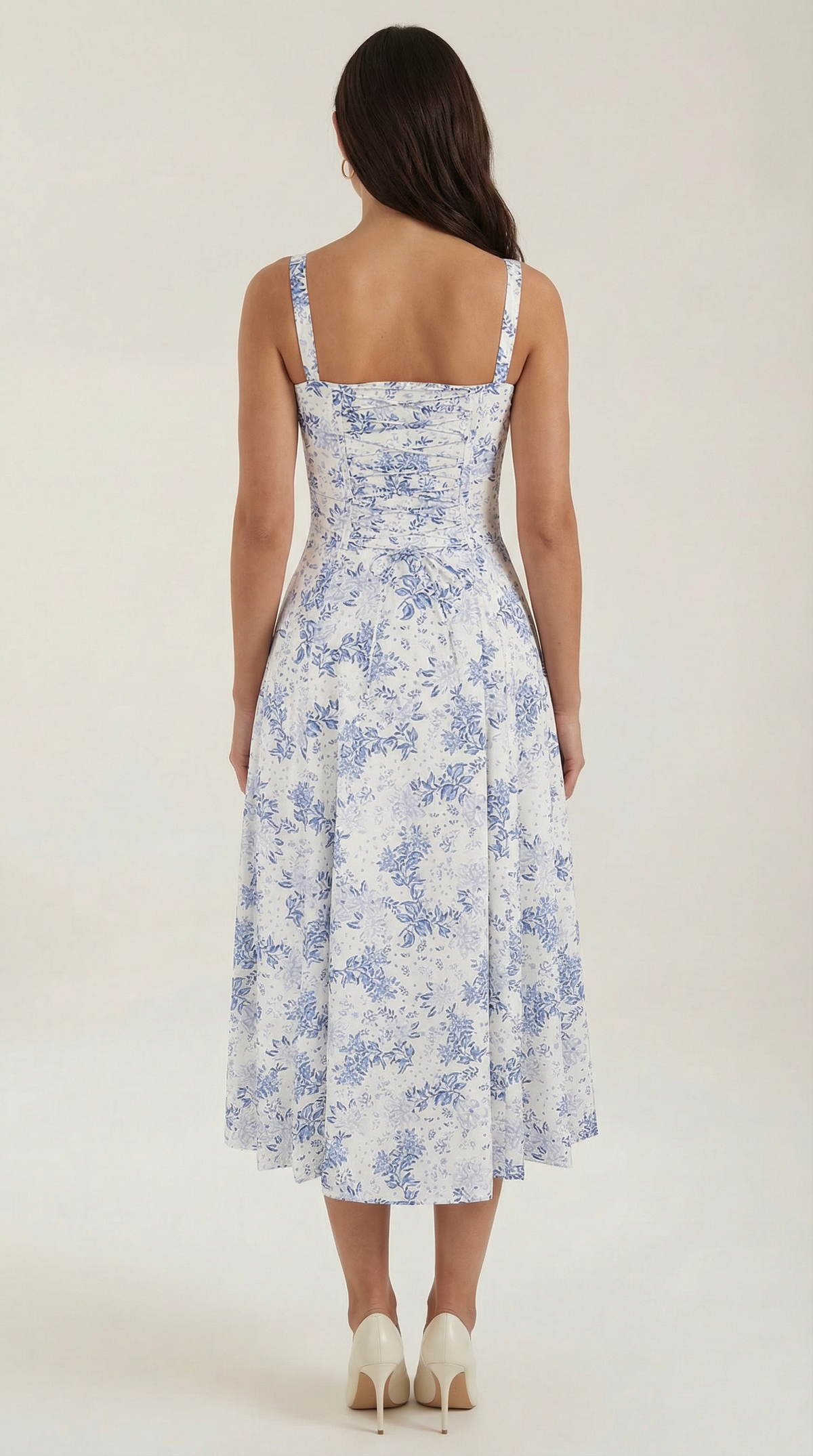 Elegant Floral Print Dress