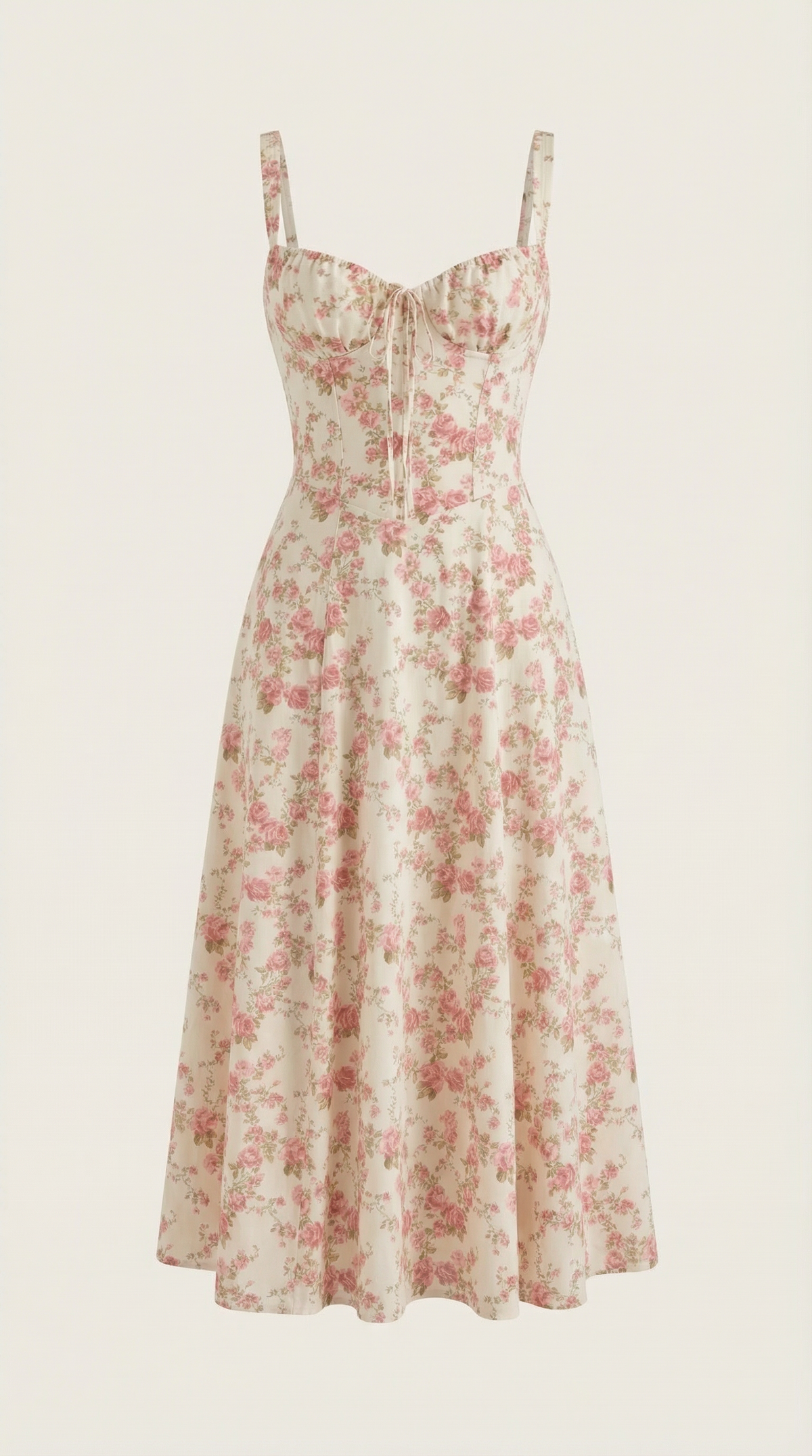 Elegant Floral Print Dress