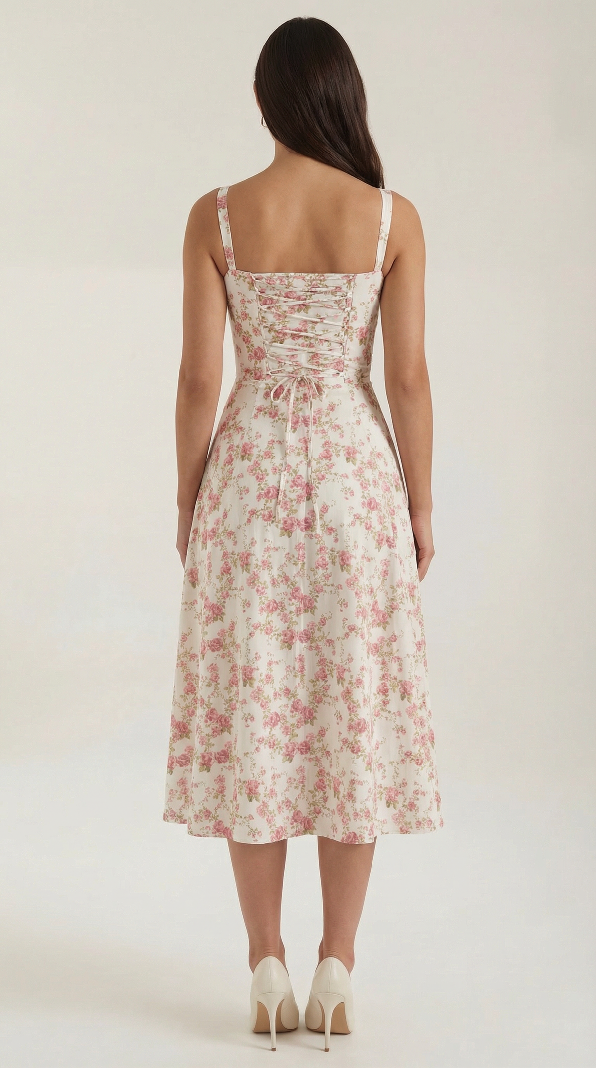 Elegant Floral Print Dress