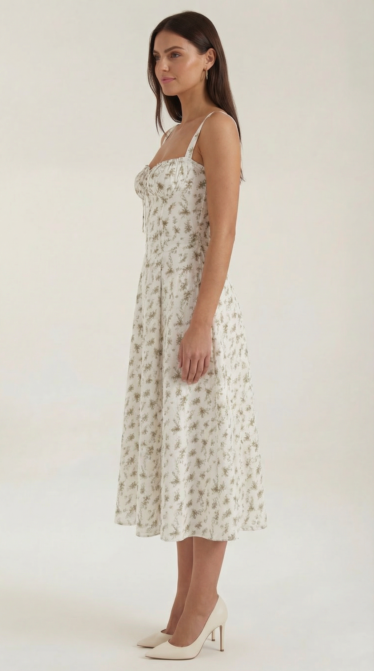 Elegant Floral Print Dress