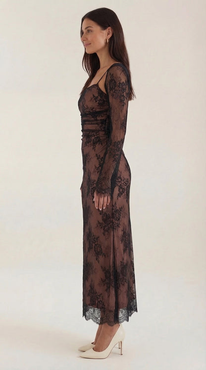 Long Lace Dress