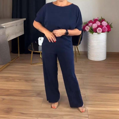 3-piece set consisting of a long cardigan, top, and trousers.
