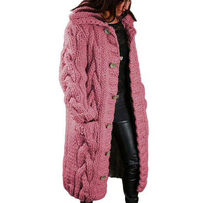 THICK KNIT COAT
