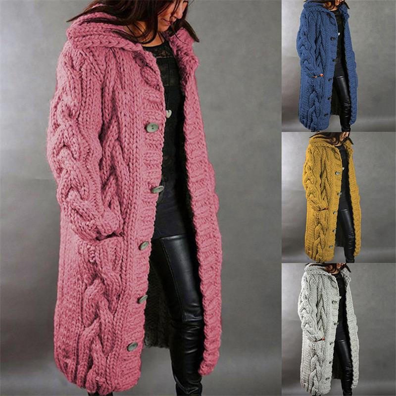 THICK KNIT COAT