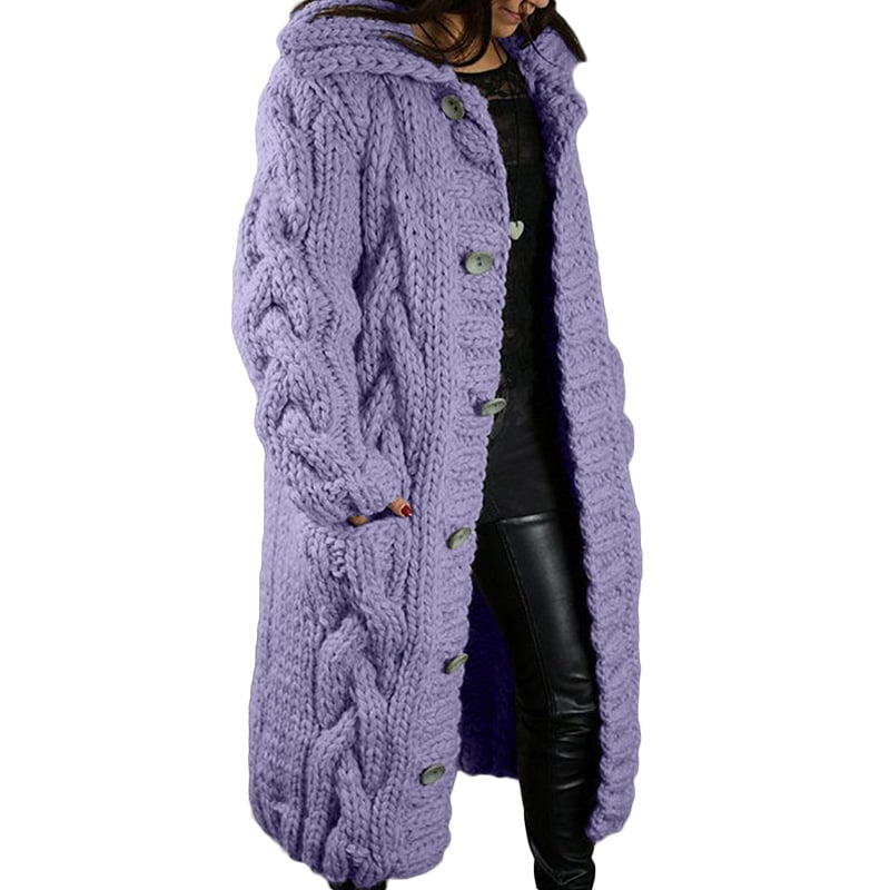 THICK KNIT COAT