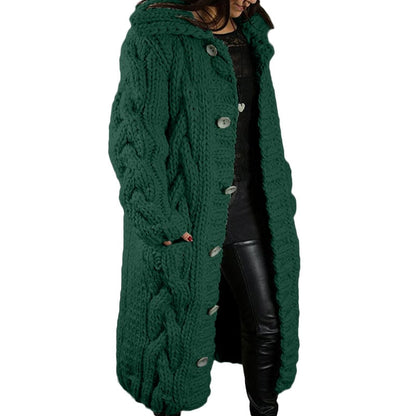 THICK KNIT COAT