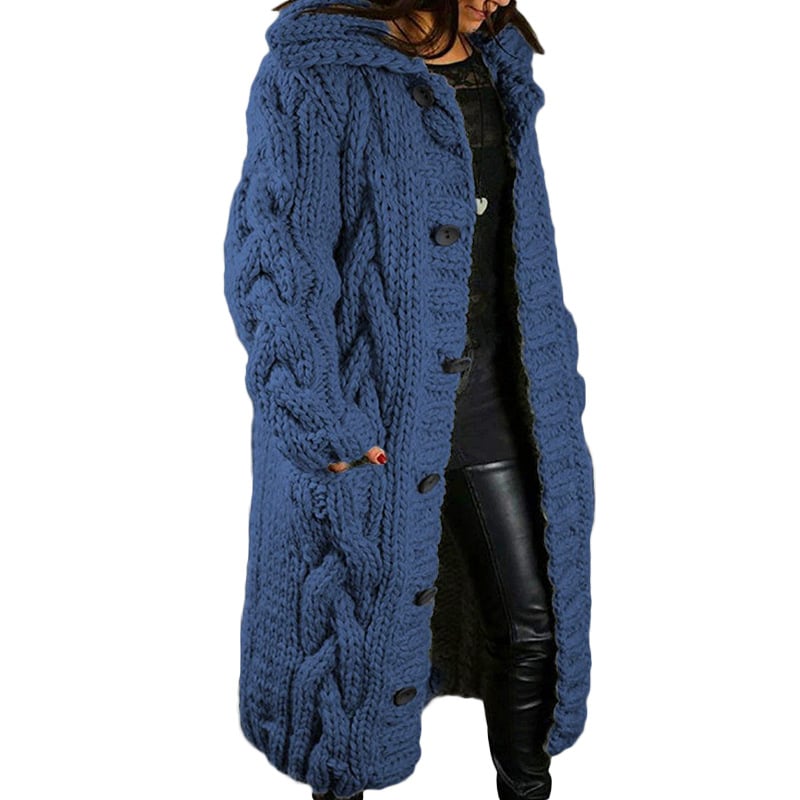 THICK KNIT COAT