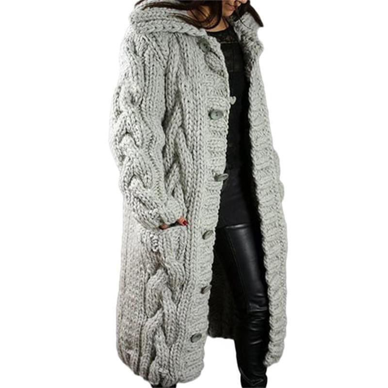 THICK KNIT COAT
