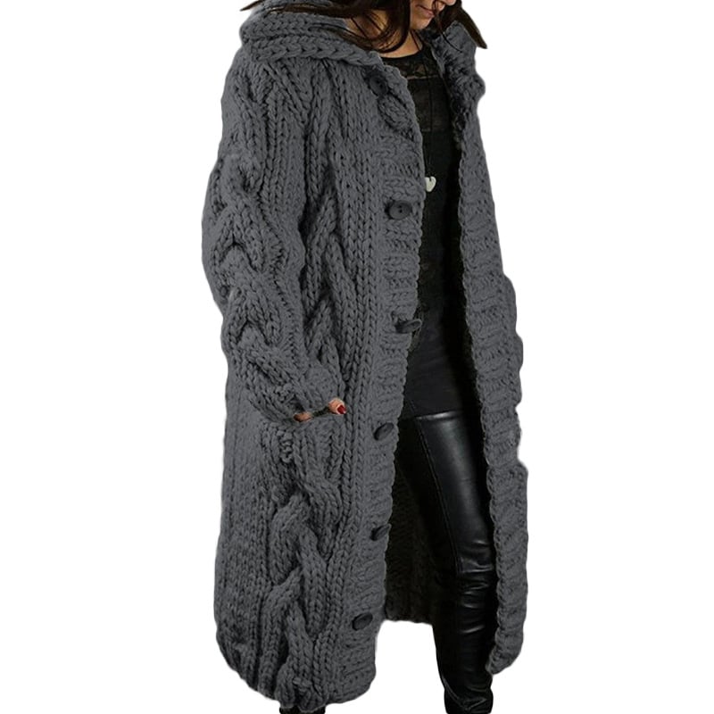 THICK KNIT COAT