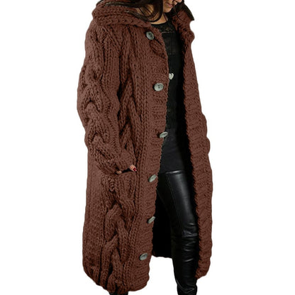 THICK KNIT COAT