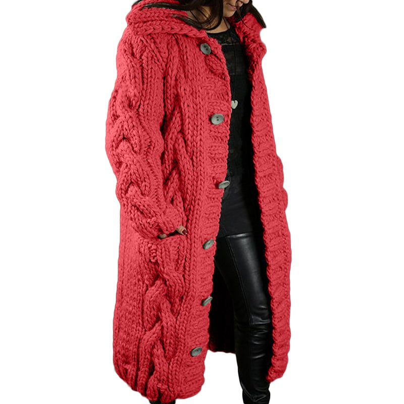 THICK KNIT COAT