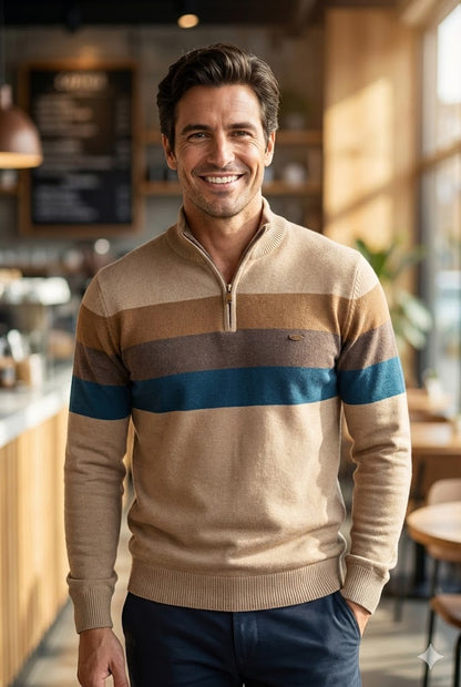 ZIP-UP SWEATER