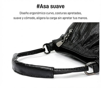 Ruched handbag