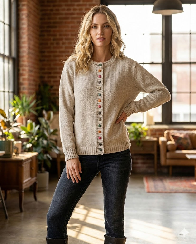 ELEGANT AND COMFORTABLE CARDIGAN