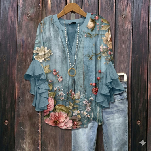 Floral Print Blouse