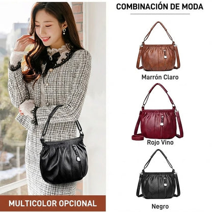 Ruched handbag