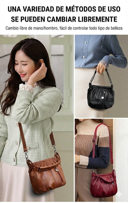 Ruched handbag